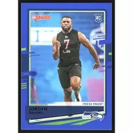 2020 Donruss Press Proof Blue #257 Jordyn Brooks