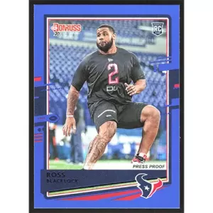 2020 Donruss Press Proofs Blue #283 Ross Blacklock