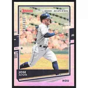 2020 Donruss Season Stat Line #159 Jose Altuve