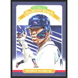 2020 Donruss #8 Ronald Acuna Jr. Diamond Kings