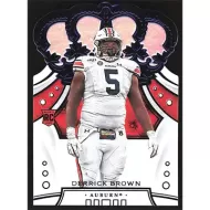 2020 Panini Chronicles Crown Royale Draft Picks Blue #4 Derrick Brown