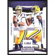 2020 Panini Contenders Draft Picks Collegiate Connections #5 J. Burrow/J. Jefferson