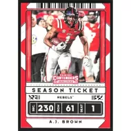 2020 Panini Contenders Draft Picks #1 A.J. Brown