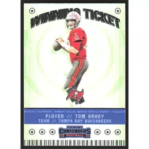 2020 Panini Contenders Winning Ticket #WT3 Tom Brady