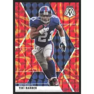 2020 Panini Mosaic Reactive Orange #153 Tiki Barber