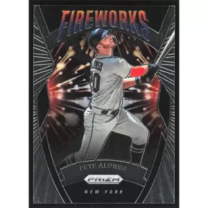 2020 Panini Prizm Fireworks #F-2 Pete Alonso