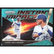 2020 Panini Prizm Instant Impact Teal Wave #II-8 Cody Bellinger