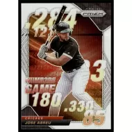 2020 Panini Prizm Numbers Game White Wave #NG-6 Jose Abreu