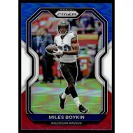 2020 Panini Prizm Red White and Blue #40 Miles Boykin