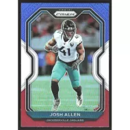 2020 Panini Prizm Red White and Blue #97 Josh Allen