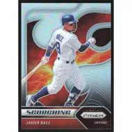 2020 Panini Prizm Scorching Silver #S-9 Javier Baez