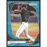 2020 Panini Prizm Teal Wave #133 Sandy Alcantara