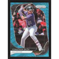 2020 Panini Prizm Teal Wave #13 Yonathan Daza