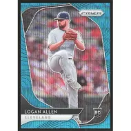 2020 Panini Prizm Teal Wave #70 Logan Allen