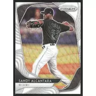 2020 Panini Prizm White Wave #133 Sandy Alcantara