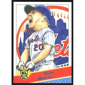 2020 Topps Big League Star Caricature Reproductions #SCO-PA Pete Alonso