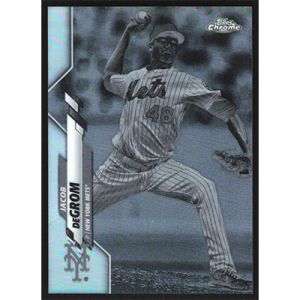 2020 Topps Chrome Negative Refractors #81 Jacob deGrom