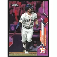 2020 Topps Chrome Pink Refractors #42 Jose Altuve