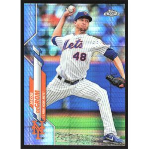 2020 Topps Chrome Prism Refractors #81 Jacob deGrom