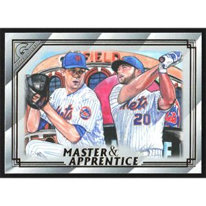 2020 Topps Gallery Master & Apprentice #MA-5 J. deGrom/P. Alonso