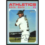 2020 Topps Heritage Chrome Spring Mega Box Refractors #THC-81 Khris Davis