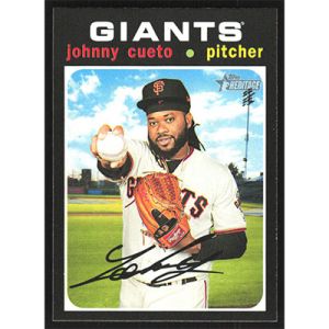 2020 Topps Heritage #16 Johnny Cueto