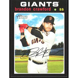 2020 Topps Heritage #178 Brandon Crawford