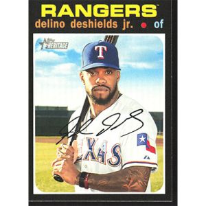 2020 Topps Heritage #266 Delino DeShields Jr.