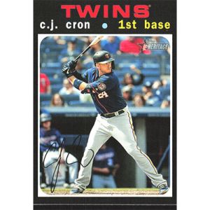 2020 Topps Heritage #349 C.J. Cron