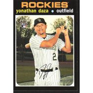 2020 Topps Heritage #705 Yonathan Daza SP