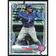 2021 Bowman Chrome Mega Box Prospects Refractors #BCP-192 Miguel Amaya