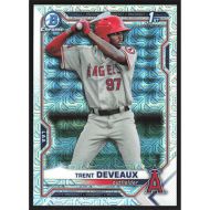 2021 Bowman Chrome Mega Box Prospects Refractors #BCP-94 Trent Deveaux