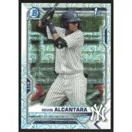 2021 Bowman Chrome Mega Box Prospects Refractors #BCP-97 Kevin Alcantara