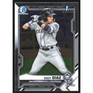 2021 Bowman Chrome Prospects #BCP-33 Eddy Diaz