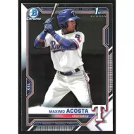 2021 Bowman Chrome Prospects #BCP-7 Maximo Acosta