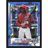 2021 Bowman Chrome Sapphire Prospects #BCP-25 Jeremy De La Rosa