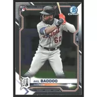 2021 Bowman Chrome #34 Akil Baddoo