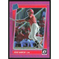 2021 Donruss Optic Pink #89 Jose Garcia Rated Rookie