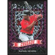 2021 Panini Chronicles Crusade Purple Velocity #11 Rafael Devers