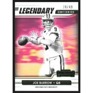 2021 Panini Contenders Draft Picks Legendary Green #12 Joe Burrow