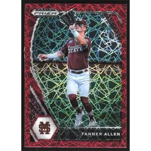 2021 Panini Prizm Draft Picks Red Velocity #PDP118 Tanner Allen