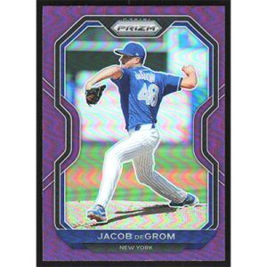 2021 Panini Prizm Purple #111 Jacob deGrom