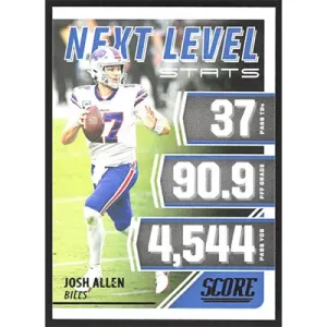 2021 Score Next Level Stats #NL15 Josh Allen