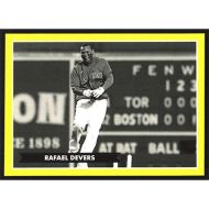 2021 Topps 582 Montgomery Club Lost Design Stickers #15 Rafael Devers