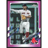 2021 Topps Chrome Pink Refractors #162 Xander Bogaerts