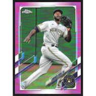 2021 Topps Chrome Pink Refractors #86 Lorenzo Cain