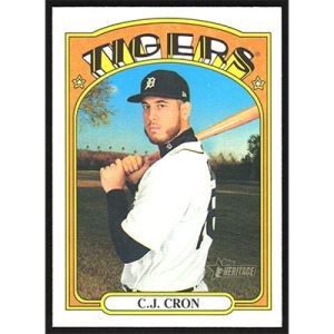 2021 Topps Heritage #197 C.J. Cron