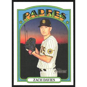 2021 Topps Heritage #199 Zach Davies