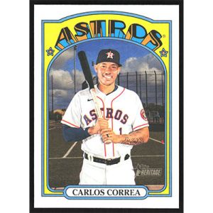 2021 Topps Heritage #666 Carlos Correa