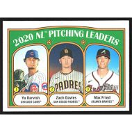 2021 Topps Heritage #93 Y. Darvish/Z. Davies/M. Fried League Leaders